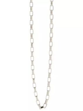 New 16” Metal Gallery Round Link Bracelet